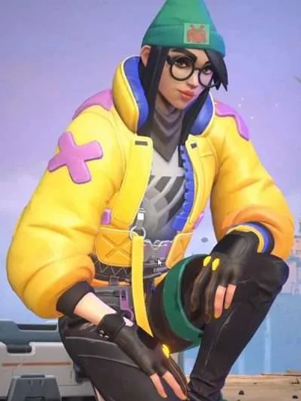 Valorant Killjoy Yellow Cropped Jacket