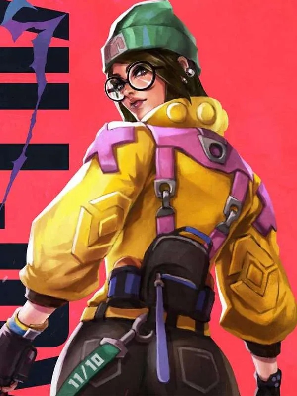 Valorant Killjoy Yellow Cropped Jacket