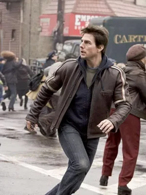 Tom Cruise War of the Worlds Brown Jacket