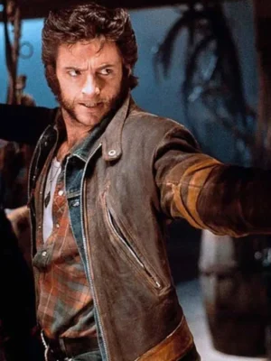X-Men Origins Wolverine Brown Jacket