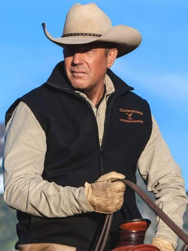 Yellowstone John Dutton Black Vest