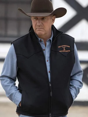 Yellowstone John Dutton Black Vest