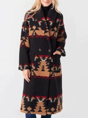 Yellowstone Kelly Reilly Wool Trench Coat