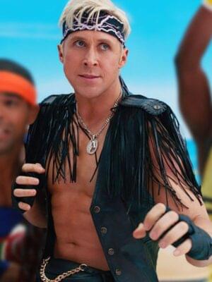 Barbie Ryan Gosling Black Vest