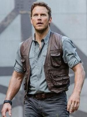 Jurassic World Chris Pratt Brown Vest