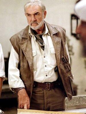 The League of Extraordinary Gentlemen Allan Quatermain Brown Leather Vest