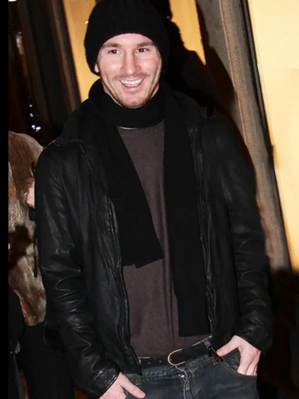 Lionel Messi Leather Jacket