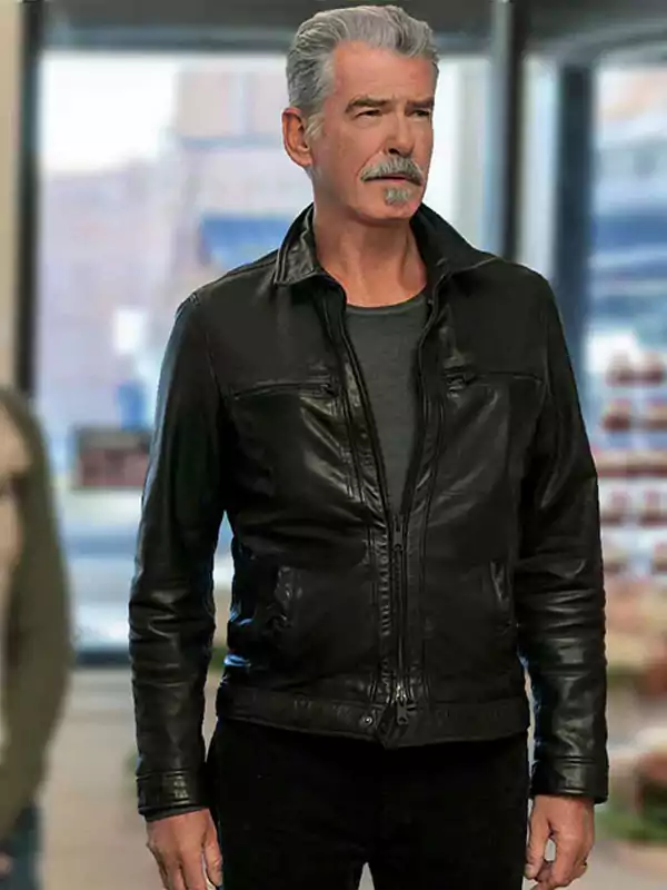 The Out-Laws Pierce Brosnan Black Jacket