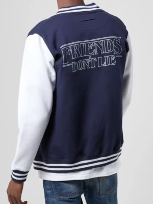 TV Series Stranger Things Varsity Friends Don’t Lie Jacket